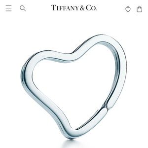 Elsa Peretti Open Heart Key Ring